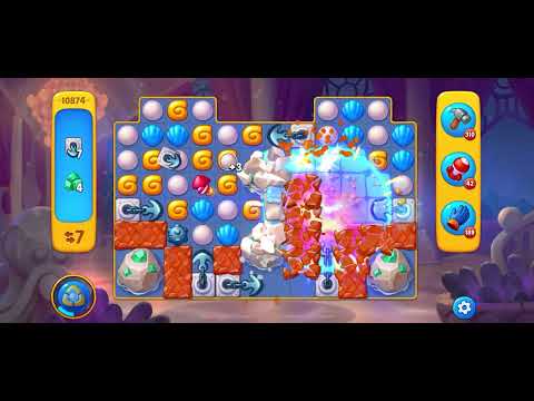 Fishdom level 10874 no boosters フィッシュダム ノーマル