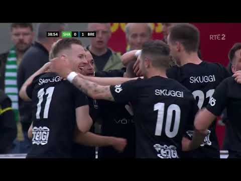 UEFA Champions League. D. Muminovic goal (Shamrock Rover 0:1 Breidabik)