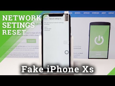 How to Reset Network Settings in Clone of iPhone Xs - Restore Network Defaults