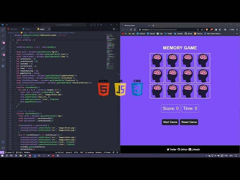 Memory Game Classic Html Css Javascript
