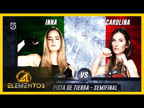 🔥💧 Inna Vs Carolina en la semifinal del reto tierra 🌬️🏔️ | Reto 4 Elementos | Canal 5
