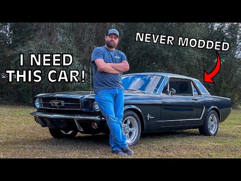All Original 1965 Mustang V8 Survivor Car, What a Rare Unit!