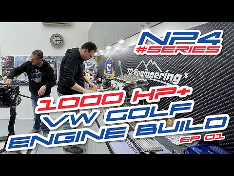 1000HP+ VW Golf engine build - NP4 Series 2021 Ep. 01 - TC Engineering - GOLF NP4 - Made in Italy