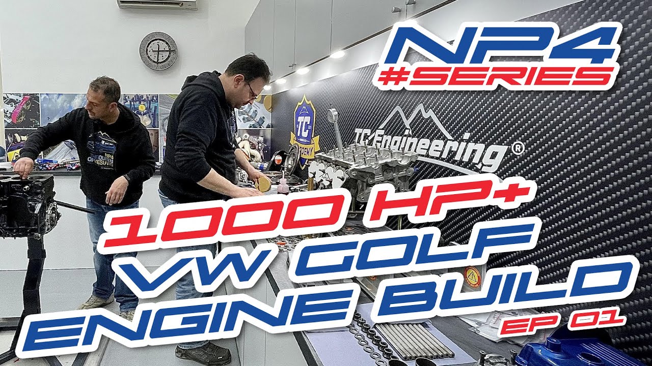 1000HP+ VW Golf engine build - NP4 Series 2021 Ep. 01 - TC Engineering - GOLF NP4 - Made in Italy