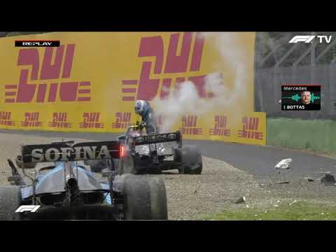 F1 2021 Imola GP Valtteri Bottas Team Radio After Crash With George Russell