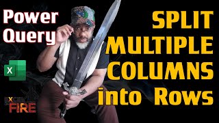 Power Query: Split Multiple Columns into Rows All At Once