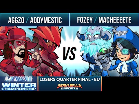 Addymestic & Aggz0 vs Fozey & Macheeeete - Losers Quarter Final - Winter Championship EU 2v2
