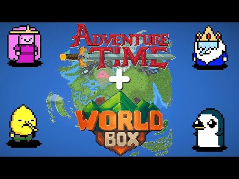 4 Kingdoms Fight On The Adventure Time Map! - WorldBox Battle Royale