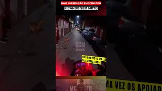 🚨 MAIS UM BRAÇÃO EMOCIONADO FICANDO SEM MOTO! 😂🏍️ #guardacivil #fuga #police #viral