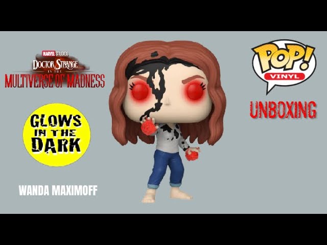 Vídeo relacionado con Funko Pop! Marvel Doctor Strange in The Multiverse of Madness Wanda (Earth-838) Figura de vinilo que brilla en la oscuridad