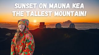 Sunset at the&nbsp;MAUNA&nbsp;KEA&nbsp;SUMMIT- the tallest mountain in the world!