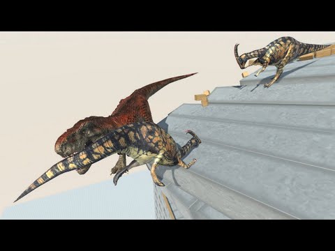 PARASAUROLOPHUS Brothers on Wobbly City vs ALL UNITS Animal Revolt Battle Simulator