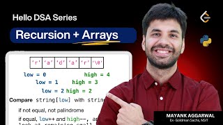 Recursion with Arrays |  Basics to Advanced |Easiest Explanation  | DSA in Python | #HelloDSA