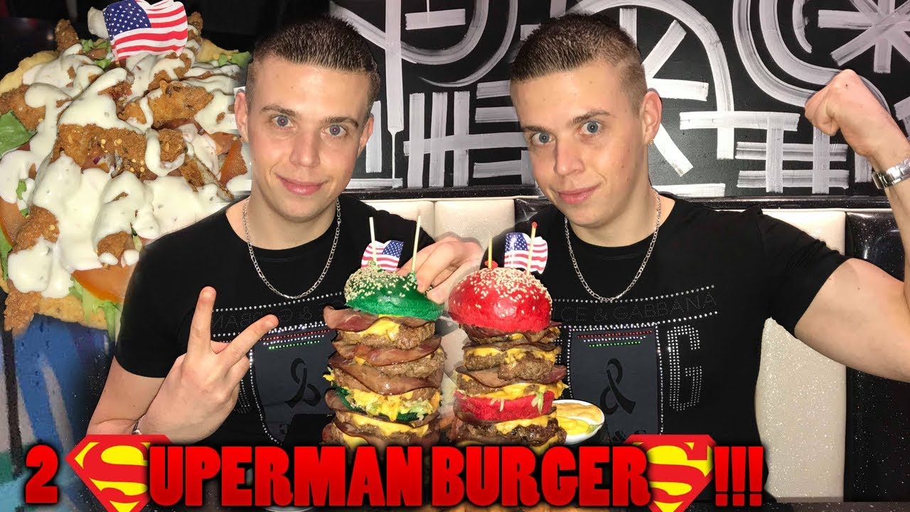 Watch video 2 SUPERMANS BURGERS chez Burger'N Shake !!! 2 SUPERMANS BURGERS chez Burger'N Shake !!!