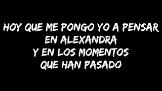 AVENTURA - ALEXANDRA (LETRA)