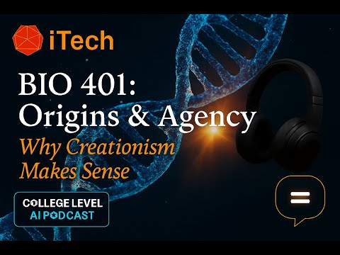 Origins, Agency, and Apologetics (BIO 401) - Why Creationism Makes Sense | College Level AI Podcast