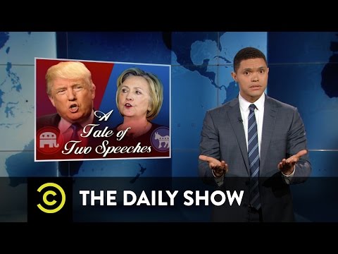 The Daily Show - Hillary Clinton and Donald Trump React to the Orlando Shooting