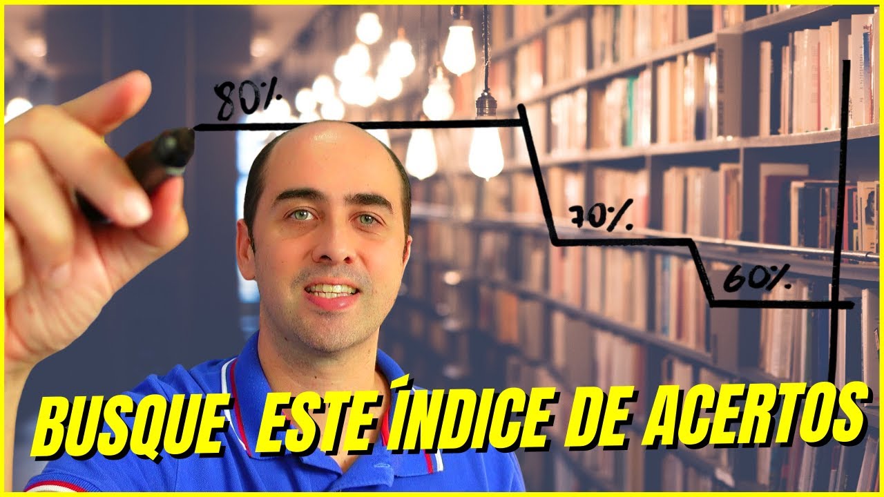 O percentual de acerto para a aprovação!