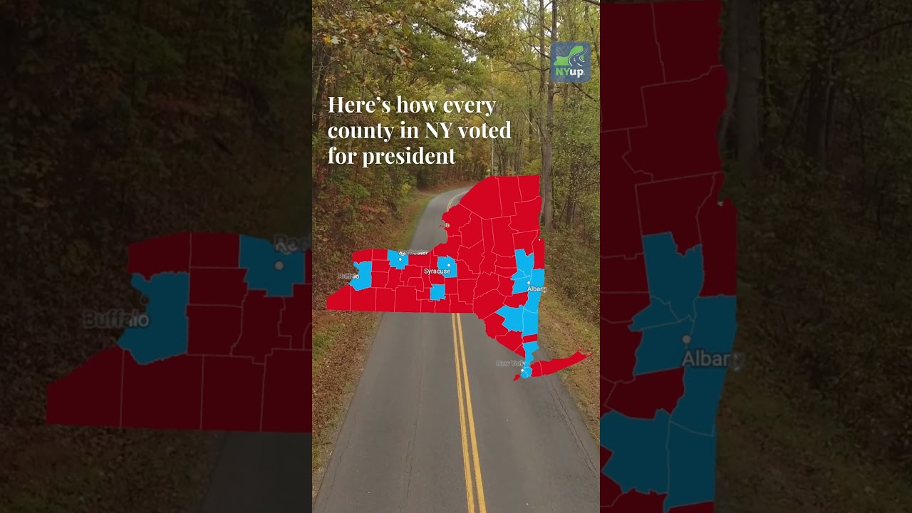 Here's how every NY county voted in the 2024 presidential election