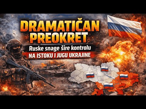 DRAMATIČAN PREOKRET Ruske snage šire kontrolu na istoku i jugu Ukrajine