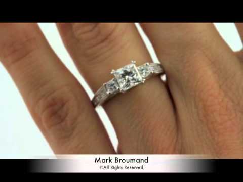 1.78ct Princess Cut Diamond Engagement Anniversary Ring-Mark Broumand