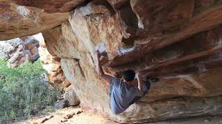 Video thumbnail of The Art Project, 8a. Rocklands