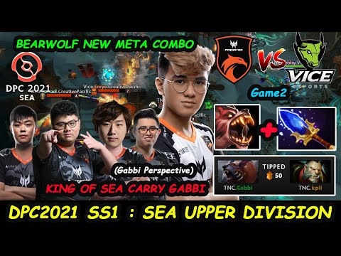 TNC Predator vs Vice Esports Gabbi Ursa Lycan Aghanim Combo DPC 2021 SEA Upper Division Game2