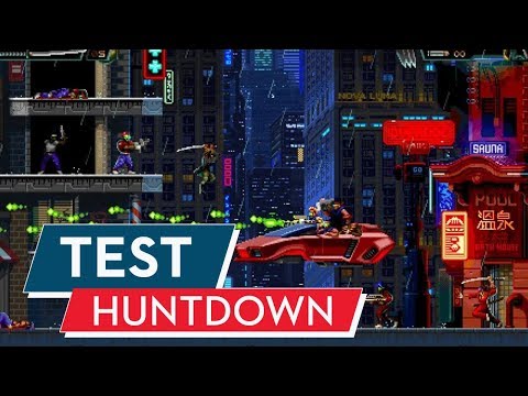 Huntdown Test/Review: Wunderschöne schmutzige Pixelwelt!