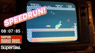 SuperSisi's Mario Bros | NES 1LC/1CC ONE LIFE CLEAR SPEEDRUN | 8:08seconds! | LONGPLAY