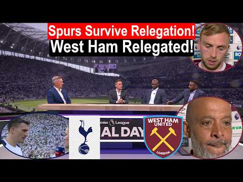 Tottenham vs West Ham | 🔥Palhinha Goal Saves Spurs! West Ham Relegated! Post Match Analysis.