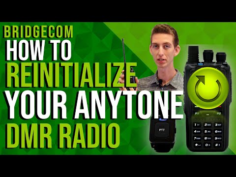 How to Reinitialize Your AnyTone DMR Radio