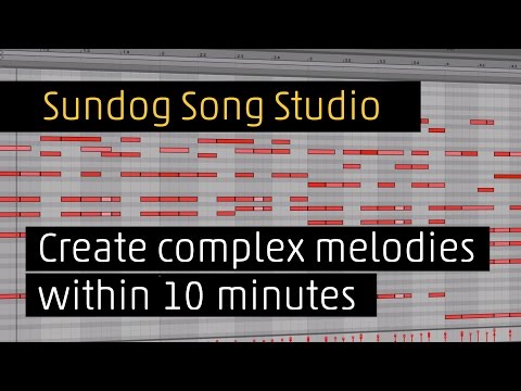 Sundog Song Studio: Create complex melodies easily using multi-patterns