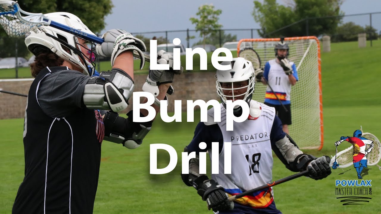Line Bump Drill (Crease Slide and Recover Drill) | Lacrosse | POWLAX