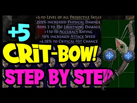 +5 Crit Bow Craft For Endgame | PoE 2 #diztoh
