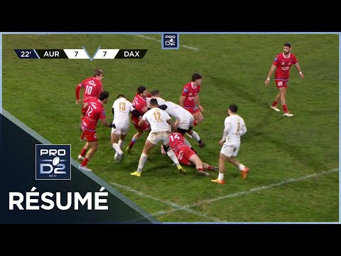 PRO D2 Saison 2024-2025 J15 - Résumé Stade Aurillacois - US Dax