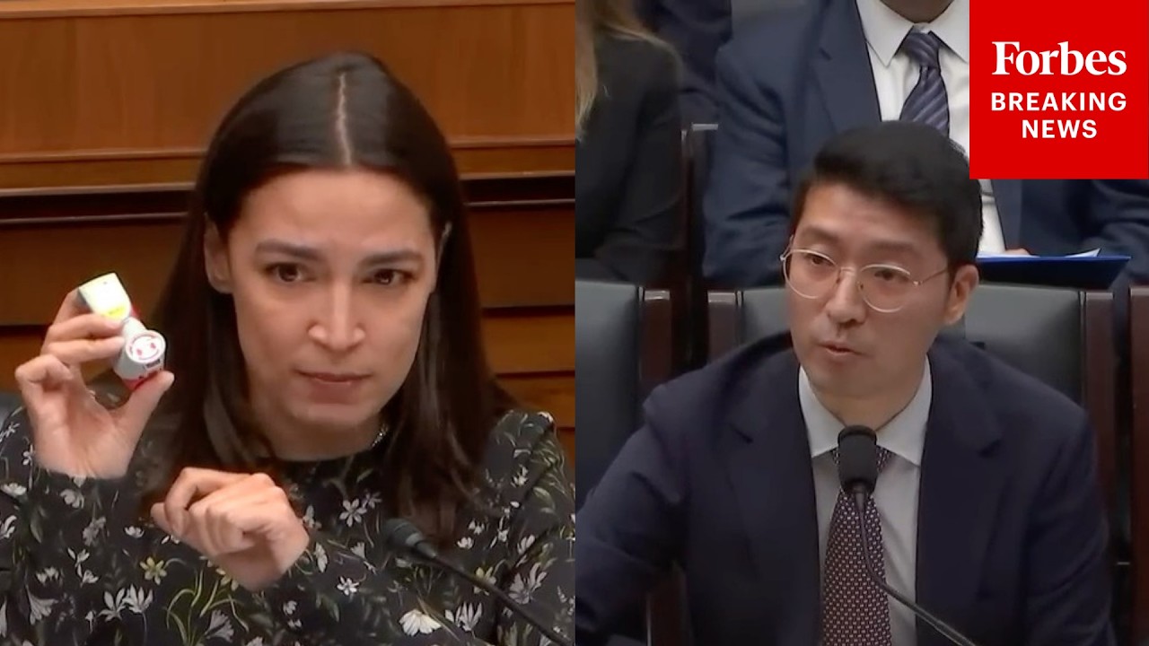 Video: AOC Highlights Pharma Patent Evergreening with Humira and AstraZeneca Inhaler Examples