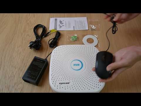 NVR 4 Canale POE ultra HD 4K 5MP Eyecam EC‐NVR1311 - www.1cctv.ro