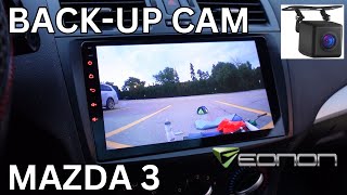 Mazda 3 Back Up Camera Installation - Eonon Camera and Stereo