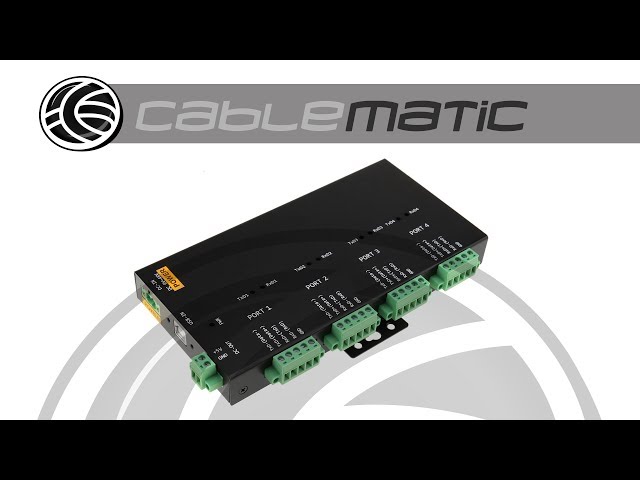 Vídeo relacionado con AKLOSIPY Industrial Ade Convertidor de Puerto USB A RS485/422 Interfaz RJ45 A para Conectividad Ethernet e Color Convertidor USB A 485 RJ45 de A para Uso Industrial Compatible con A9