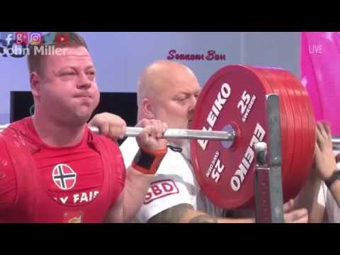 Stian Walgermo - 960kg 5th Place 105kg - IPF World Open Powerlifting Championship 2018
