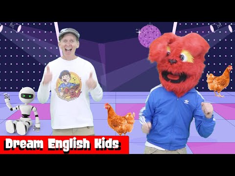 Robot, Chicken, Freeze | Dance Song | Dream English Kids