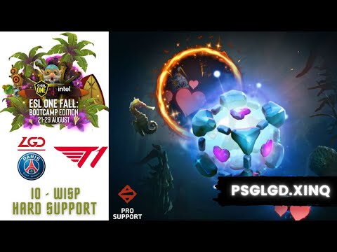 DOTA 2 PRO HARD SUPPORT IO - WISP / PSGLGD.XINQ / GAMEPLAY / PSGLGD vs T1 / ESL ONE FALL 2021