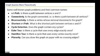 Advanced Programming Intro to Graphs