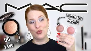 Trying Viral MAC Makeup 🤎 Glow Play Blush, MAC Soft & Gentle, & NEW Cool Spice Liner