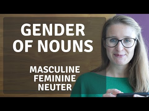 Czech Grammatical Gender Explained (Czech Gender: Episode 1 of 3)