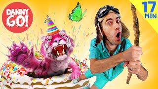 Tigers, Insects, Garbage Trucks + more! 🐅🐞🚛 | Dance Compilation | Danny Go! Songs for Kids