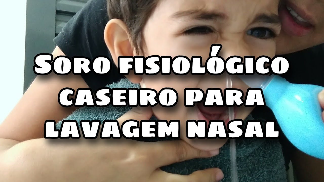 dicas para uma lavagem nasal tranquila em crianças | + soro caseiro