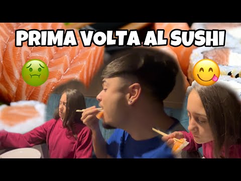 MY SISTER EATS SUSHI FOR THE FIRST TIME (how did it end?)