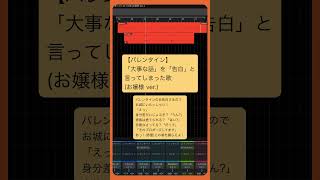 【バレンタイン】「大事な話」を「告白」と言ってしまった歌(お嬢様 ver.) feat.初音ミク #Shorts #vocaloid