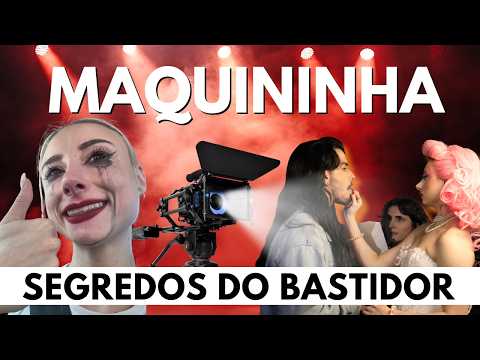 Behind the scenes of the "Maquininha" music video shoot.